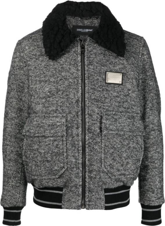 Dolce & Gabbana Bomber jackets Grijs Heren