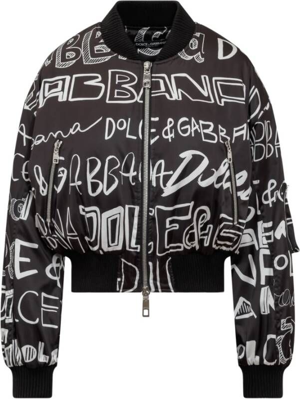 Dolce & Gabbana Bomber jackets Zwart Dames