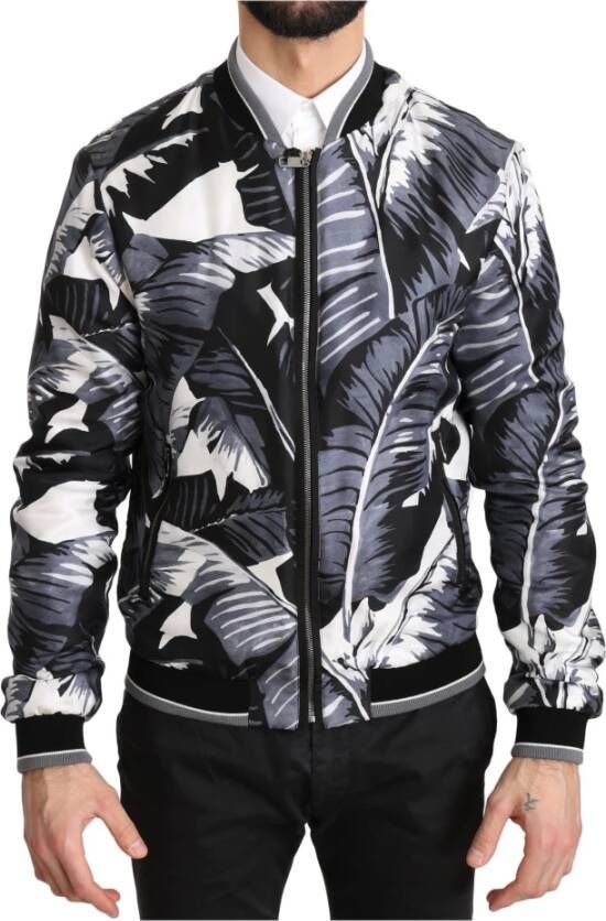 Dolce & Gabbana Bomberjacks , Zwart, Heren