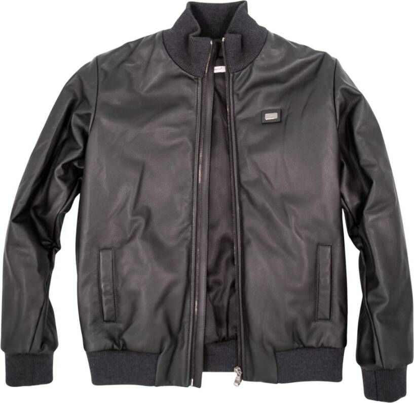 Dolce & Gabbana Bomberjacks , Zwart, Heren