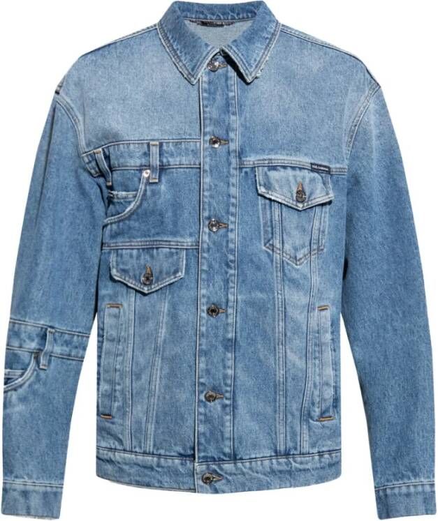 Dolce & Gabbana Spijkerjassen Blauw Heren