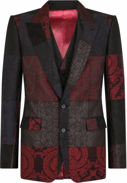 Dolce & Gabbana Formele blazers , Rood, Heren