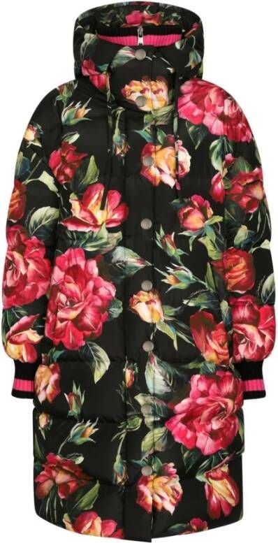 Dolce & Gabbana Parka Jassen Zwart Dames