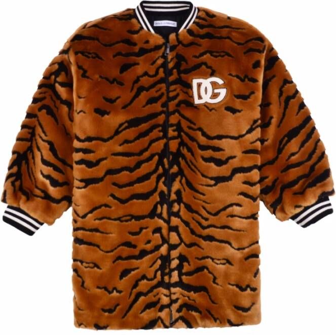 Dolce & Gabbana Lichte jassen , Bruin, Dames