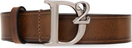 Dsquared2 Belt with logo , Bruin, Heren