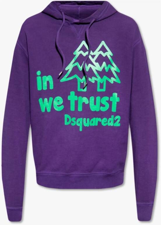 Dsquared2 Hoodies & sweatvesten Paars Heren