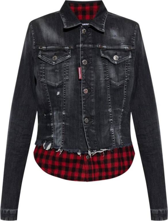 Dsquared2 Spijkerjassen Zwart Dames