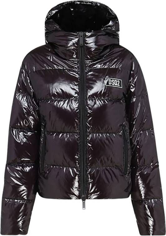 Dsquared2 Gewatteerde Jassen Zwart Dames