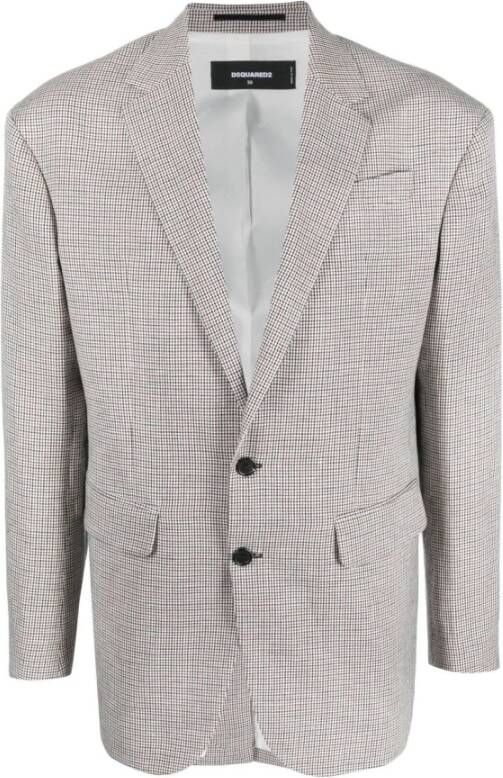 Dsquared2 `Hawaii` Jacket , Zwart, Heren