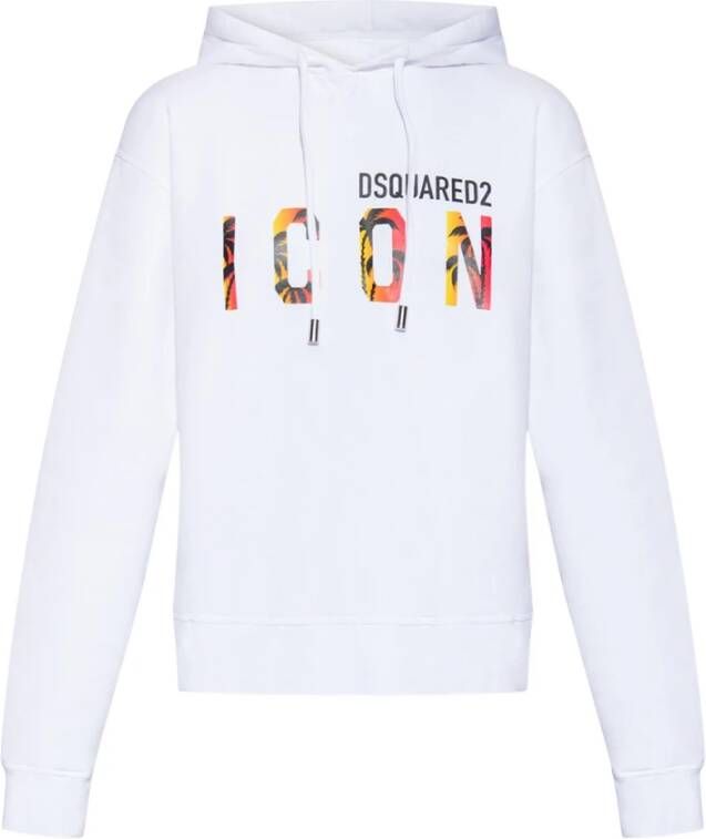 Dsquared2 Hoodies & Sweatvesten Wit Dames