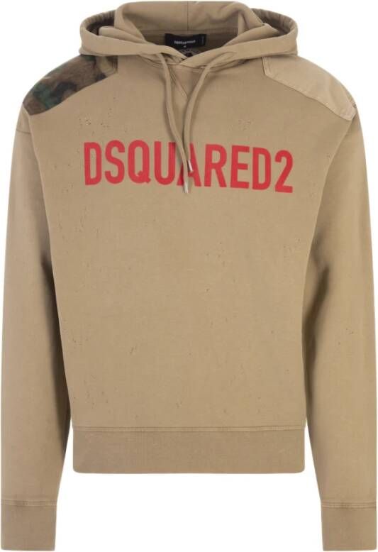 Dsquared2 Hoodies & sweatvesten Beige Heren