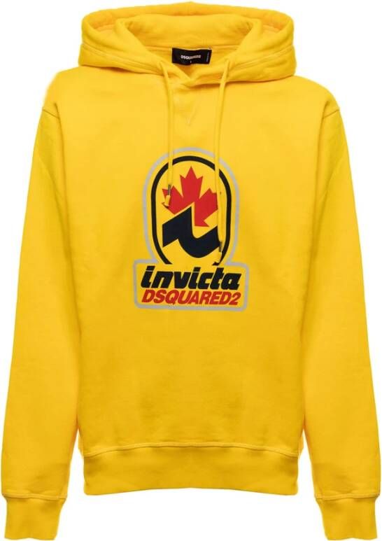 Dsquared2 Hoodies & sweatvesten Geel Heren