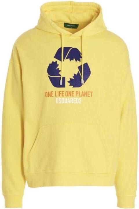 Dsquared2 Hoodies & sweatvesten Geel Heren