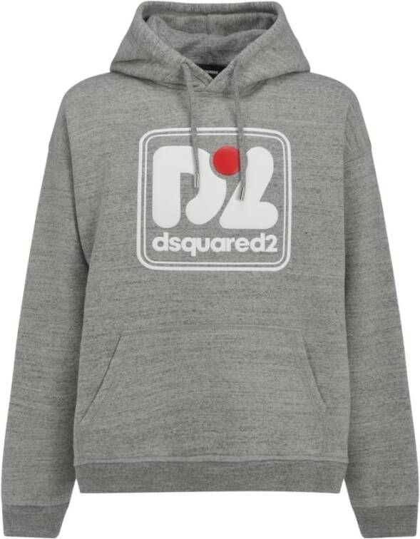 Dsquared2 Hoodies , Grijs, Heren