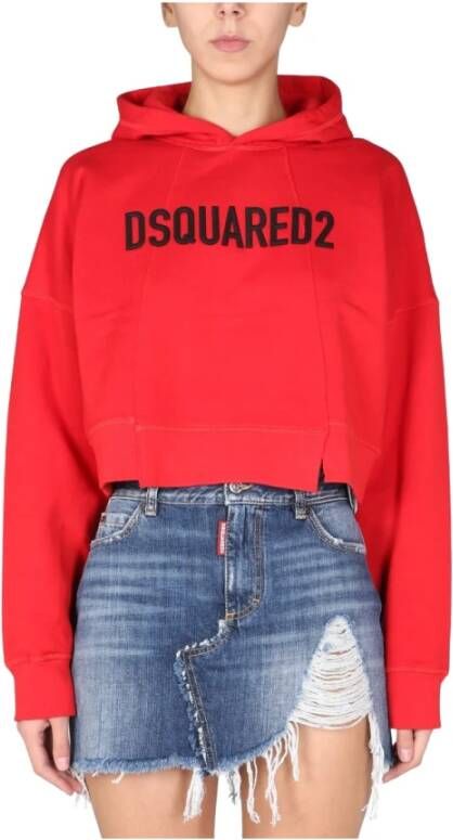 Dsquared2 Hoodies , Rood, Dames