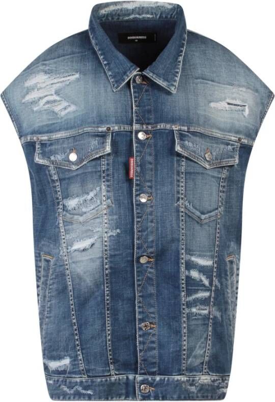 Dsquared2 Jacket , Blauw, Dames