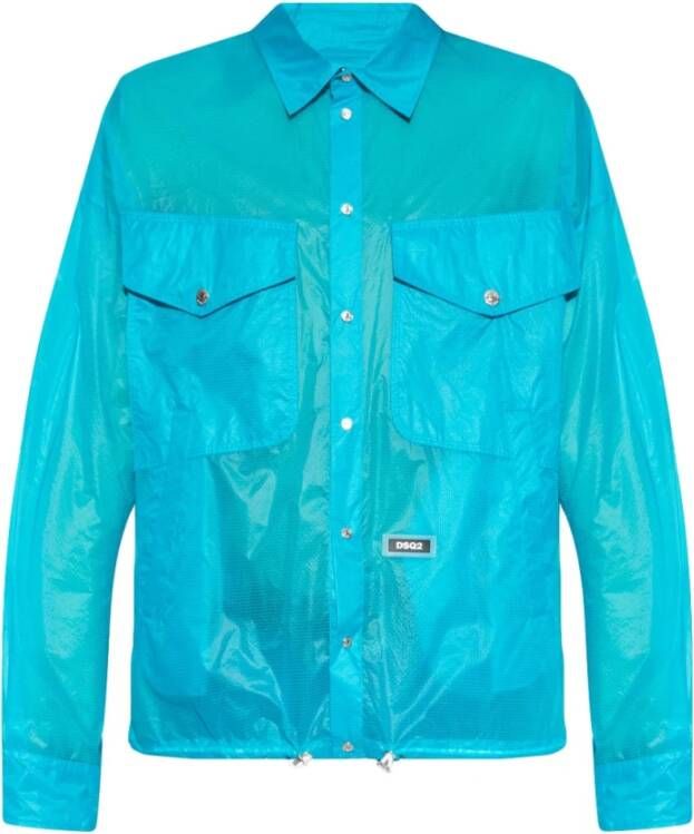 Dsquared2 Jack met klepzakken en trekkoord