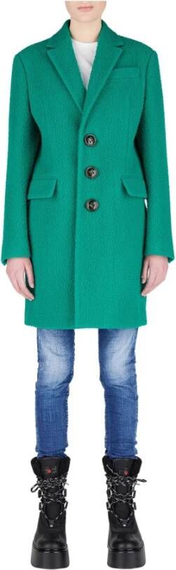 Dsquared2 Trenchcoats & Mantels Groen Dames
