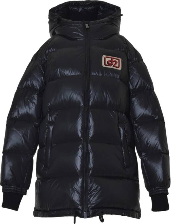 Dsquared2 Parka Jassen Zwart Dames