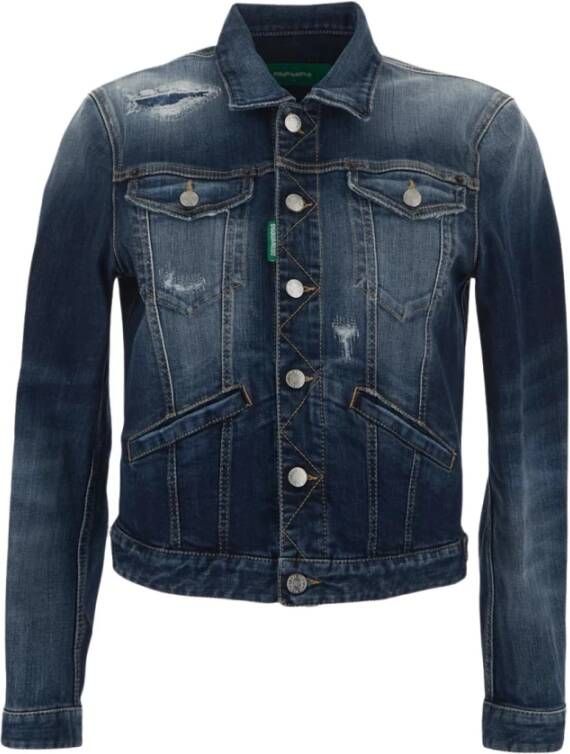 Dsquared2 Lichte jassen , Blauw, Dames