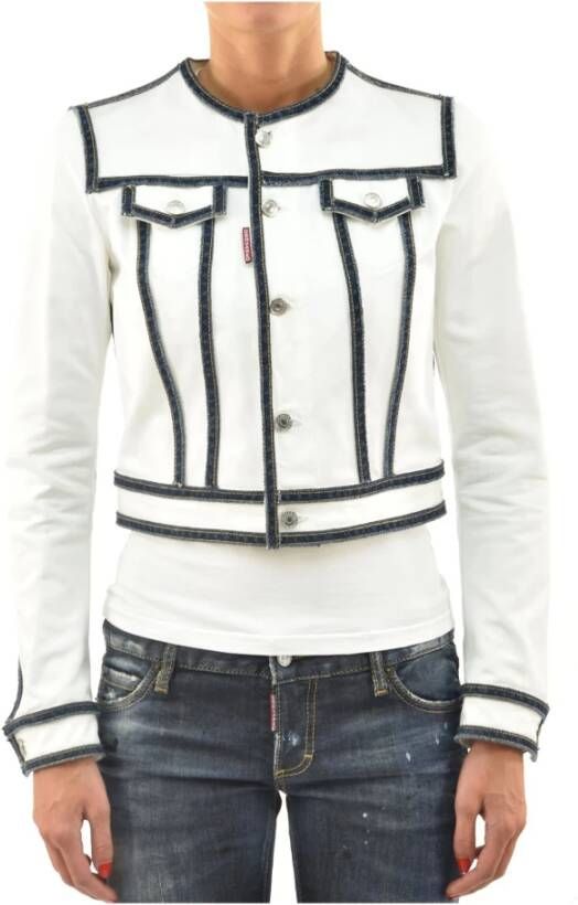 Dsquared2 Lichte jassen , Wit, Dames