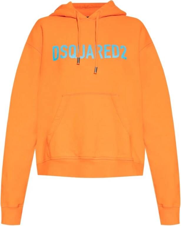 Dsquared2 Hoodies & Sweatvesten Oranje Dames