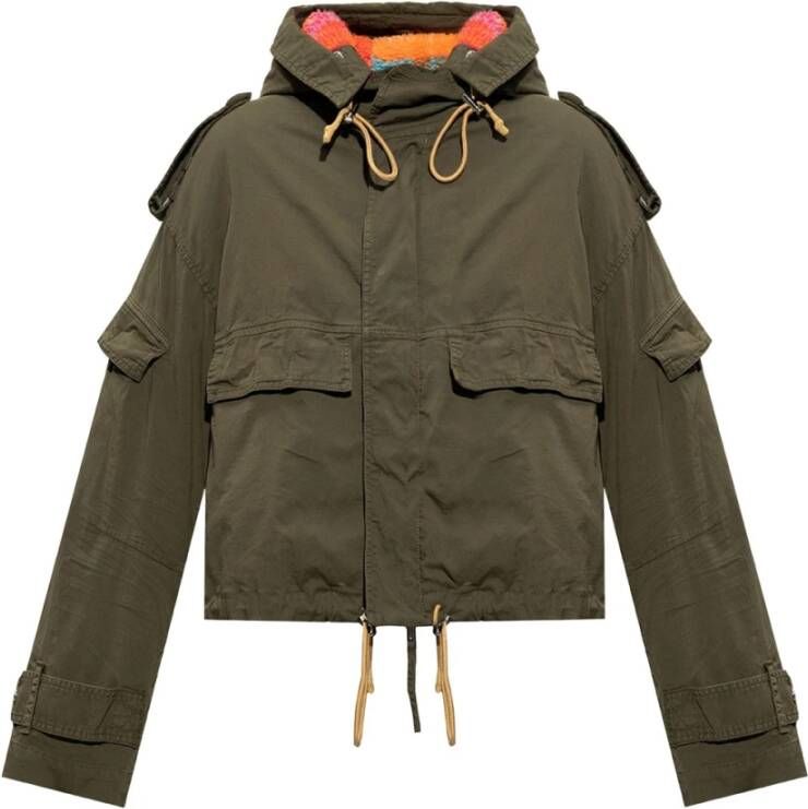 Dsquared2 Loszittende jas , Groen, Dames