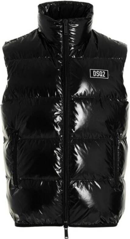 Dsquared2 Plukvest , Zwart, Heren