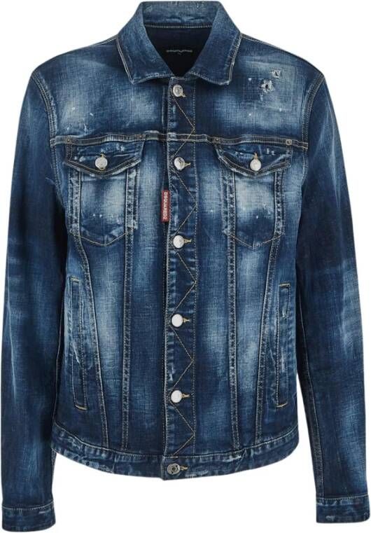 Dsquared2 Spijkerjasje , Blauw, Heren