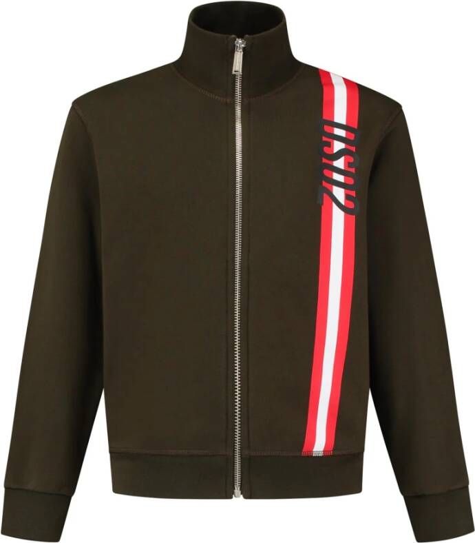 Dsquared2 D2S445M Relax Felpa , Groen, Heren