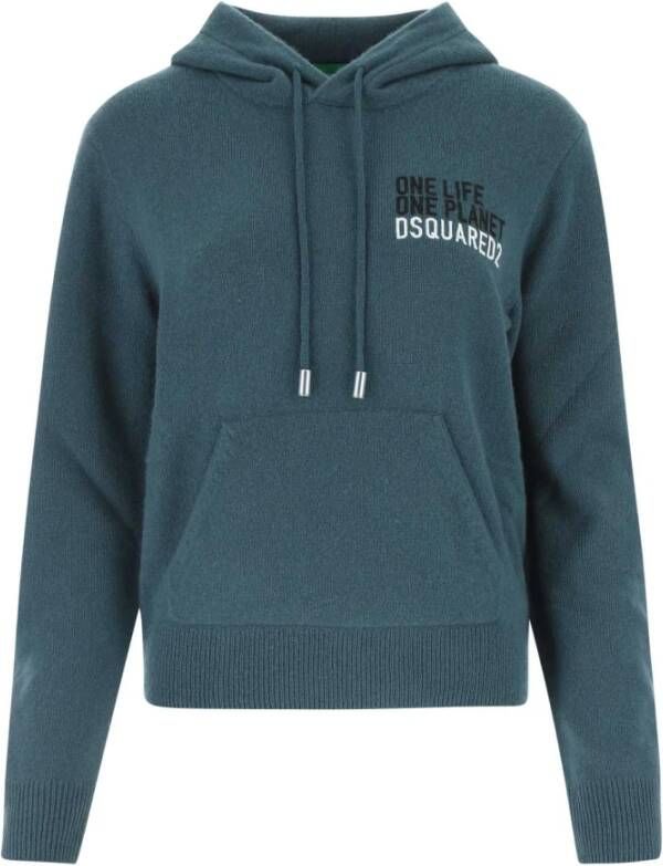 Dsquared2 Hoodies & Sweatvesten Blauw Dames