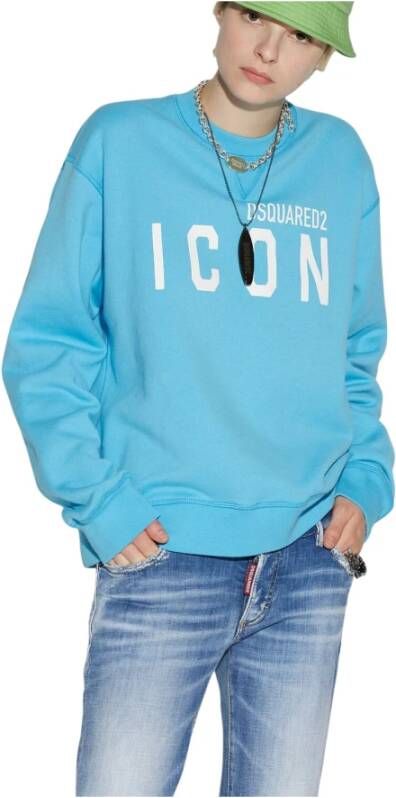 Dsquared2 Hoodies & Sweatvesten Blauw Dames
