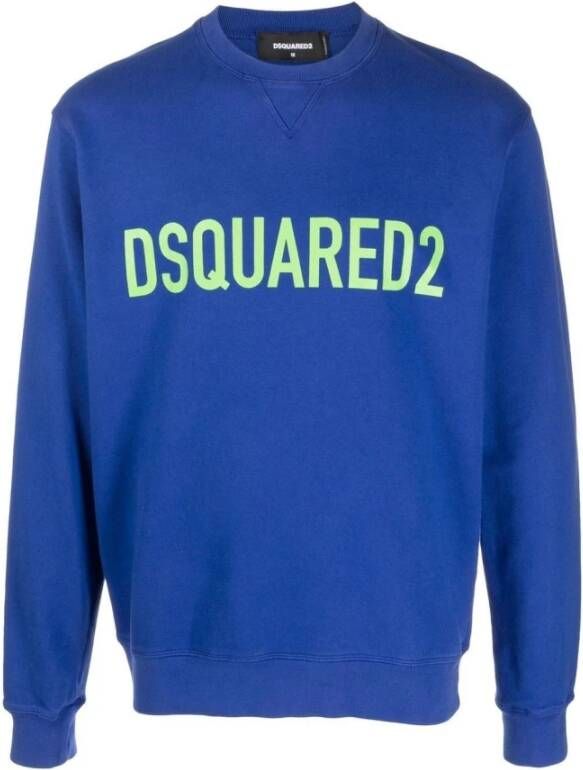 Dsquared2 Sweatshirts , Blauw, Heren