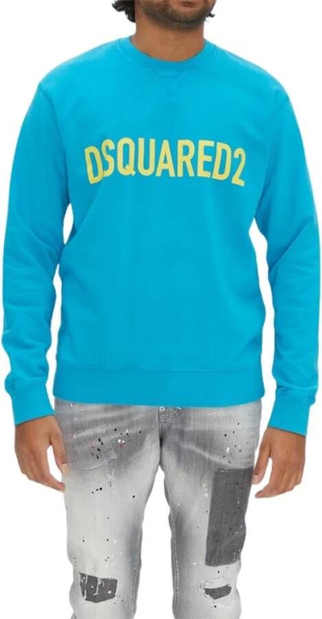 Dsquared2 Truien & Vesten Blauw Heren