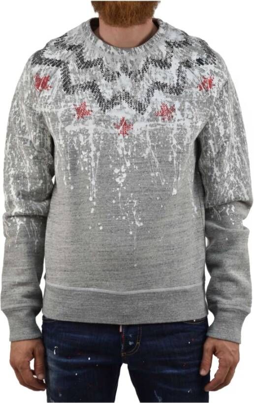 Dsquared2 Sweatshirts , Grijs, Heren