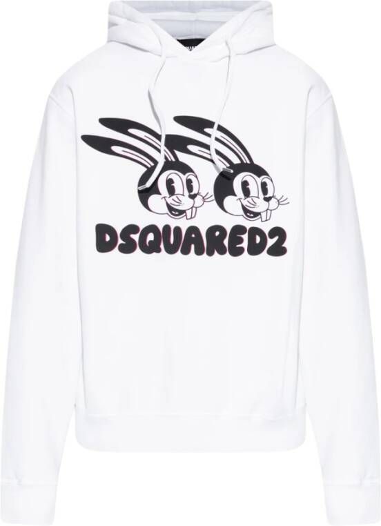 Dsquared2 Hoodies & sweatvesten Wit Heren