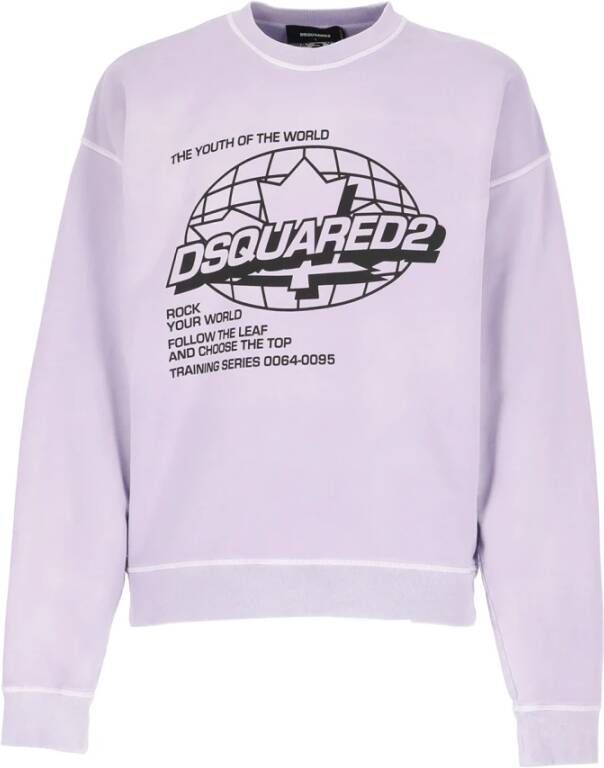 Dsquared2 Truien & Vesten Paars Heren