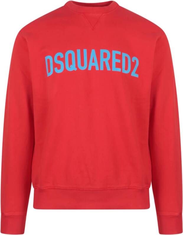Dsquared2 Sweatshirts , Rood, Heren