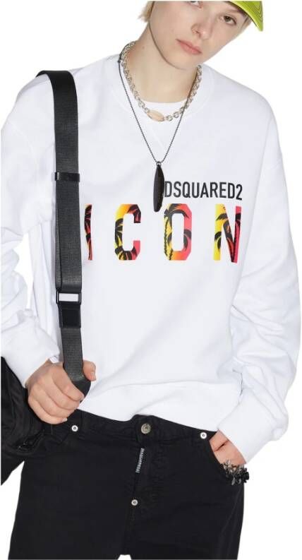 Dsquared2 Hoodies & Sweatvesten Wit Dames