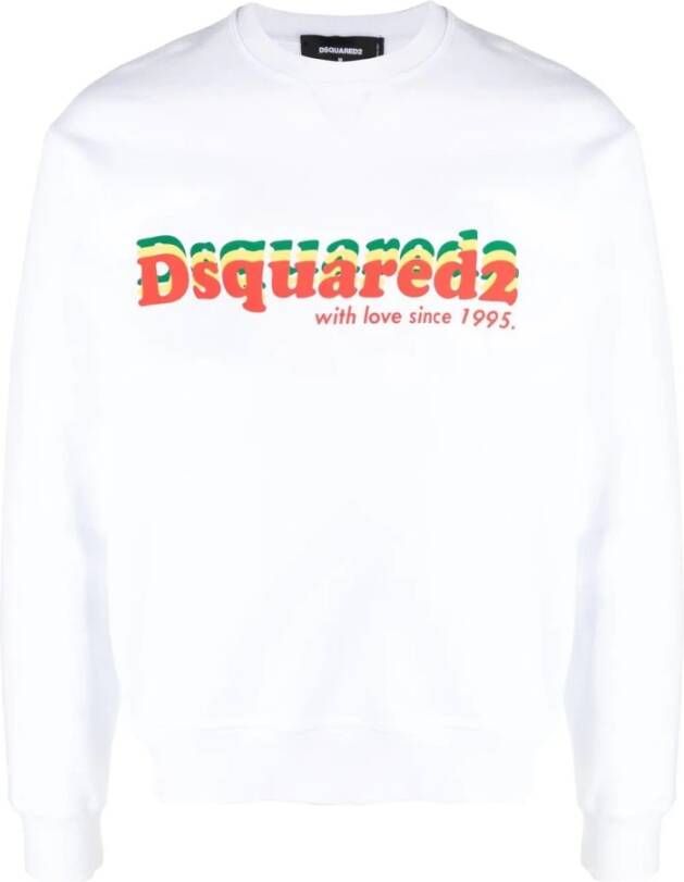 Dsquared2 Truien & Vesten Wit Heren