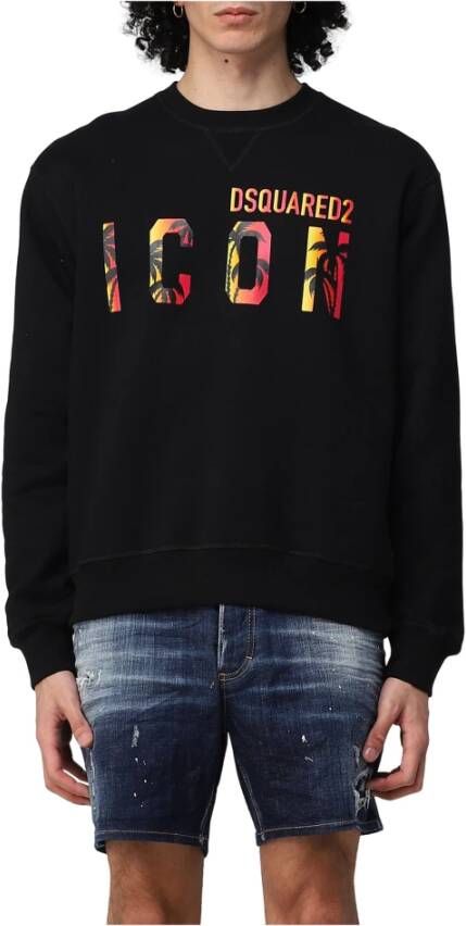 Dsquared2 Truien & Vesten Zwart Heren