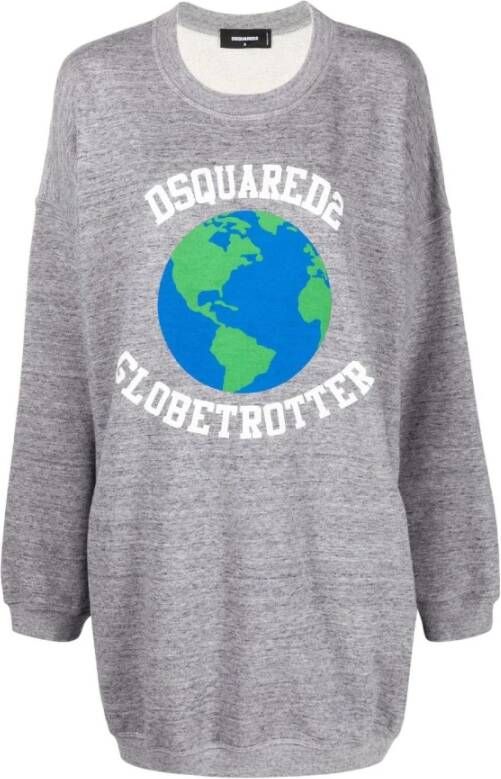 Dsquared2 Hoodies & Sweatvesten Grijs Dames
