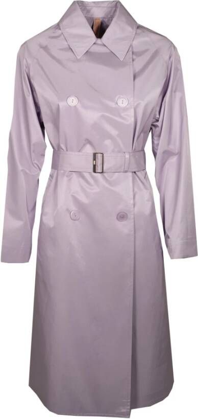 Duno Belted coat , Paars, Dames