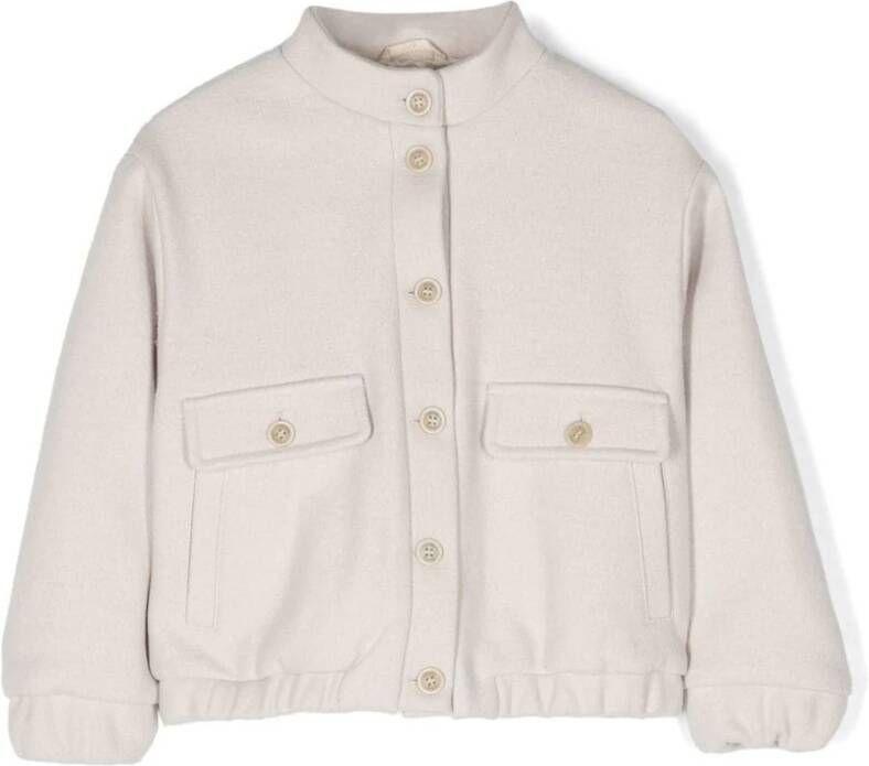 Eleventy Lichte jassen , Wit, Unisex