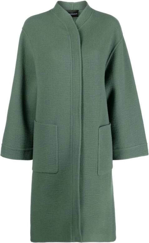 Emporio Armani Trenchcoats & Mantels Groen Dames