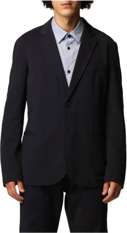 Emporio Armani Jasje , Blauw, Heren