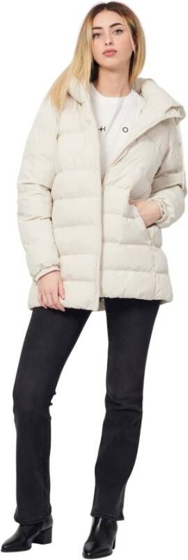 Emporio Armani Gewatteerde Jassen Beige Dames