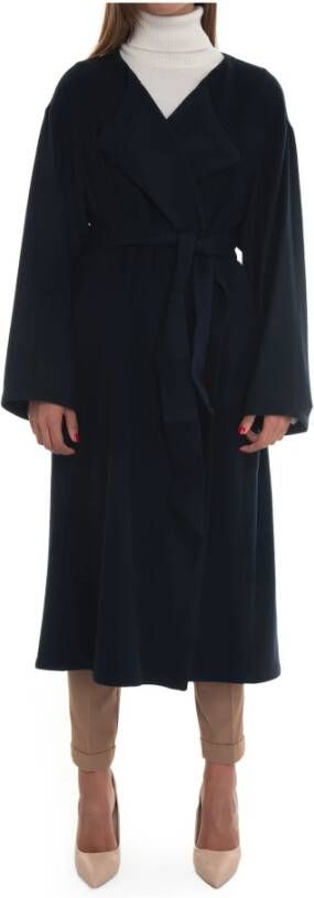 Emporio Armani Trenchcoats & Mantels Blauw Dames