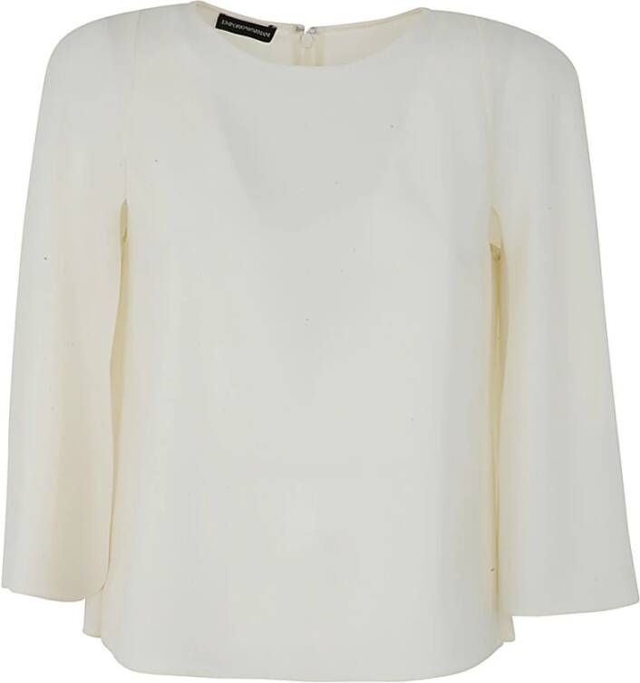 Emporio Armani Manteau TOP , Wit, Dames