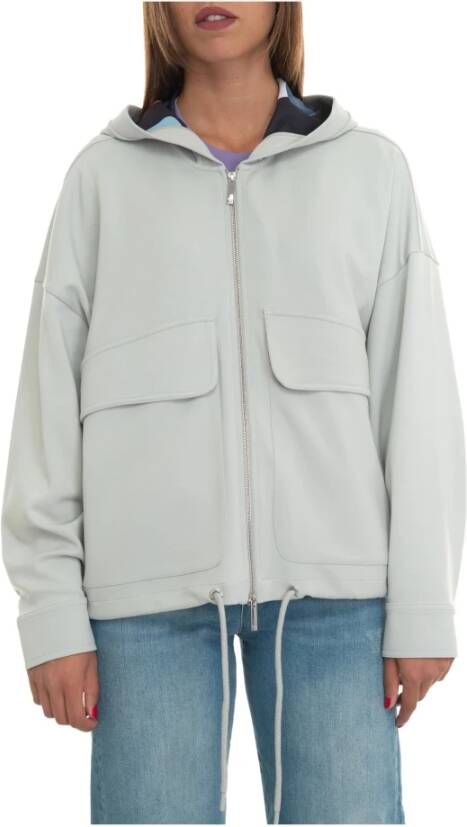 Emporio Armani Fleece jassen Grijs Dames